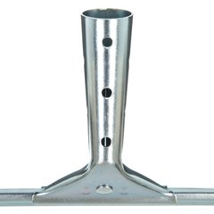 4007000 Flo-Pac® Professional Single-Blade Rubber Window Squeegee With A Zinc Plated Steel Handle 12" - Black