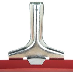 4007500 Flo-Pac® Straight Red Gum Rubber Floor Squeegee With Heavy Duty Steel Frame 18" - Red