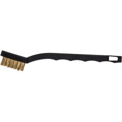 4127000 Flo-Pac® Utility Brush with Brass Bristles 7" Long - Black
