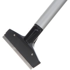 36511900 48" Complete Scraper With Metal Handle Head and Blade  - Black