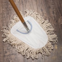 4526700 60" Metal Tip Threaded Wood Handle 60" Long /15/16" D - Tan