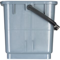 363301923 Rectangular Microfiber Squeegee Bucket 6 Gallons - Gray