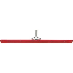 4007700 Flo-Pac® Straight Red Gum Rubber Floor Squeegee With Heavy Duty Steel Frame 36" - Red