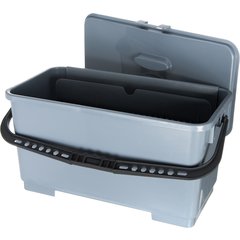 363301923 Rectangular Microfiber Squeegee Bucket 6 Gallons - Gray