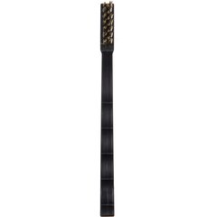 4127000 Flo-Pac® Utility Brush with Brass Bristles 7" Long - Black