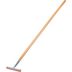 4007300 Professional Double-Blade Rubber Squeegee With Zink Plated Handle 10" - Red