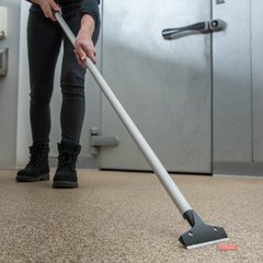 36511900 48" Complete Scraper With Metal Handle Head and Blade  - Black