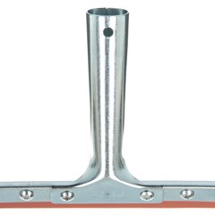 4007300 Professional Double-Blade Rubber Squeegee With Zink Plated Handle 10" - Red