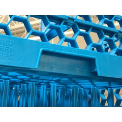 RB14 OptiClean™ Open Bowl Rack 3.25 - Carlisle Blue