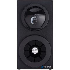 L22CS2951BK Sentry Beverage, Lid & Straw 3-Slot Dispenser Cabinet - Black  - Black