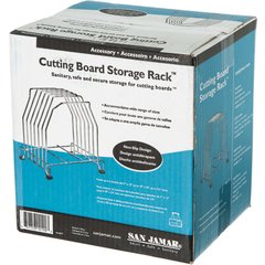 KLRST Cut-N-Carry Cutting Board Rack - Chrome