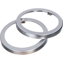 C24XC EZ-Fit® Metal Finish Rings C2410-2pk - Chrome  - Chrome
