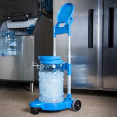 SICART60 Saf-T-Ice Cart - 6 Gallon Tote - Blue