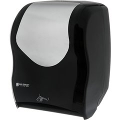 T1470BKSS Summit Smart System with IQ Sensor™ Electronic Touchless Towel Dispenser, Black/Stainless Steel - Stainless Steel