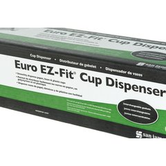 C2210C Euro EZ-Fit® Cup Dispenser Mount 24"  - Black