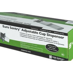 C5250C18 Euro Sentry® Cup Dispenser - In-counter - 18 Inch  - Black