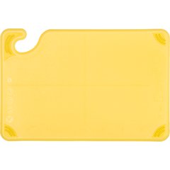 CBG6938YL Saf-T-Grip Cutting Board 6" x 9" x 0.375" - Yellow