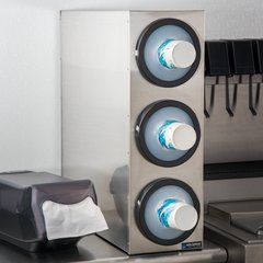 C2803 EZ-Fit® Stainless Steel Beverage Dispenser Cabinet - 3 Tier  - Chrome