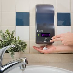 SHF900TBK Classic Rely® Hybrid Electronic Soap, Foam, 900 mL, Black Pearl - Black