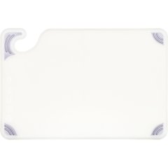 CBG6938WH Saf-T-Grip Cutting Board 6" x 9" x 0.375" - White