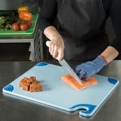 CBG152012BL Saf-T-Grip Cutting Board 15" x 20" x 0.5" - Blue