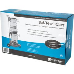 SICART60 Saf-T-Ice Cart - 6 Gallon Tote - Blue