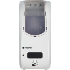 SH970WHCL Summit Rely® Hybrid Electronic Soap, Liquid & Lotion, 900 mL, White/Clear - White