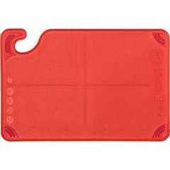 CBG6938RD Saf-T-Grip Cutting Board 6" x 9" x 0.375" - Red