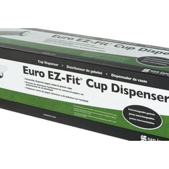 C2210C18 Euro EZ-Fit® Cup Dispenser Mount 18"  - Black