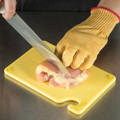 CBG6938YL Saf-T-Grip Cutting Board 6" x 9" x 0.375" - Yellow