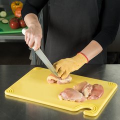 CBG121812YL Saf-T-Grip Cutting Board 12" x 18" x 0.5" - Yellow