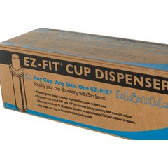 C2410C One-Size-Fits-All EZ-Fit® Cup Dispenser, Tube Length 23.25" - Black  - Black