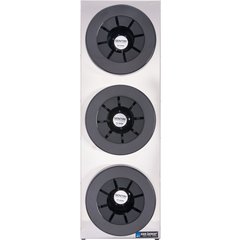 C2853 Sentry® Stainless Steel Beverage Dispenser Cabinets - 3 Tier  - Chrome