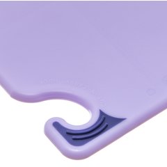 CBG6938PR Allergen Saf-T-Grip Cutting Board 6" x 9" - Purple