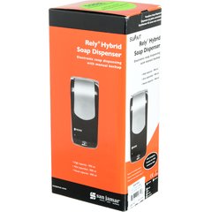 SH970SS Summit Rely® Hybrid Electronic Soap, Liquid & Lotion, 900 mL, Stainless Steel - Stainless Steel