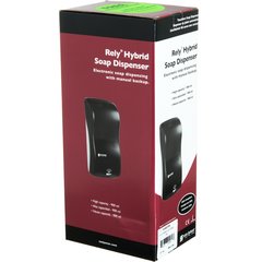 SH900TBK Classic Rely® Hybrid Electronic Soap, Liquid & Lotion, 900 mL, Black Pearl  - Black