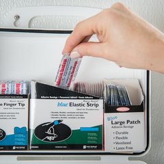 MK0901 Mani-Kare® Bandages - Strips  - Blue