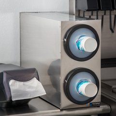 C2802 EZ-Fit® Stainless Steel Beverage Dispenser Cabinet - 2 Tier  - Chrome