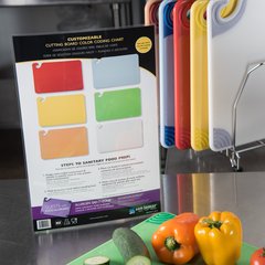 CBCWLCTST Cut-N-Carry Cutting Board Color Coding Chart 6 Board