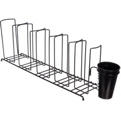 C8003WFS WIRE FORM DISP 3 COMP W/STRAW CADDY