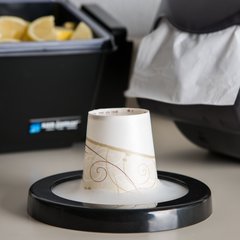 C2210C18 Euro EZ-Fit® Cup Dispenser Mount 18"  - Black