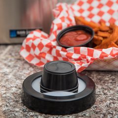 C2010C Portion Cup EZ-Fit® Cup Dispenser 16in  - Black