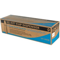 C2410C18 One-Size-Fits-All EZ-Fit® Cup Dispenser, Tube Length 18" - Black  - Black