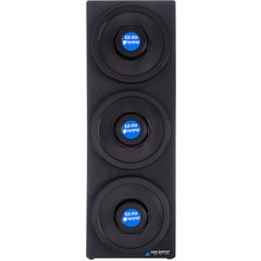 C2903BK EZ-Fit 3-Slot Vertical Countertop Cup Dispenser Cabinet with Black Trim Ring 8 46 oz - Black