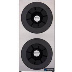 C2852 Sentry® Stainless Steel Beverage Dispenser Cabinets - 2 Tier  - Chrome