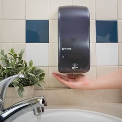 SH900TBK Classic Rely® Hybrid Electronic Soap, Liquid & Lotion, 900 mL, Black Pearl  - Black