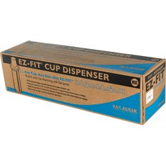 C2410SM Surface-Mount EZ-Fit® Cup Dispenser 8-46oz cups - Black  - Black