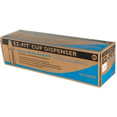 C2410CBK One-Size-Fits-All EZ-Fit® Cup Dispenser, Tube Length 23.25" - Black Gasket  - Black