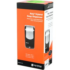 SH970WHCL Summit Rely® Hybrid Electronic Soap, Liquid & Lotion, 900 mL, White/Clear - White