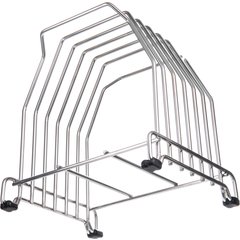 KLRST Cut-N-Carry Cutting Board Rack - Chrome